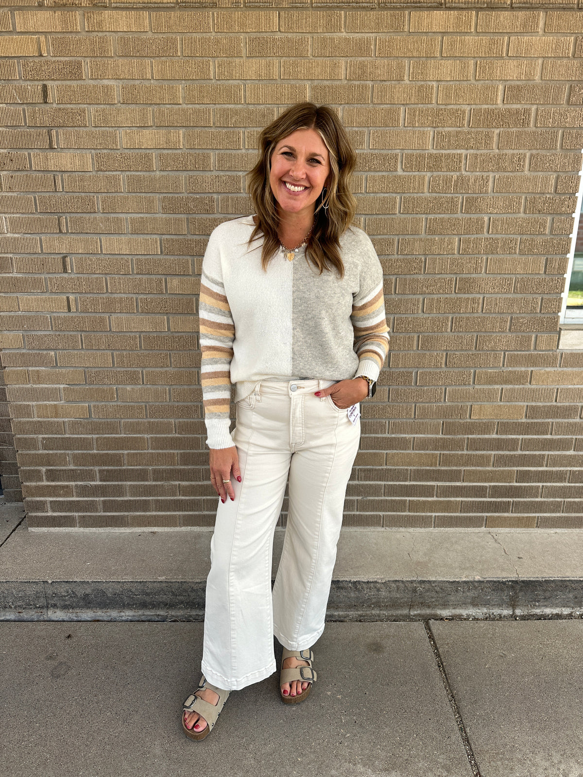 Isabella Ivory Jeans