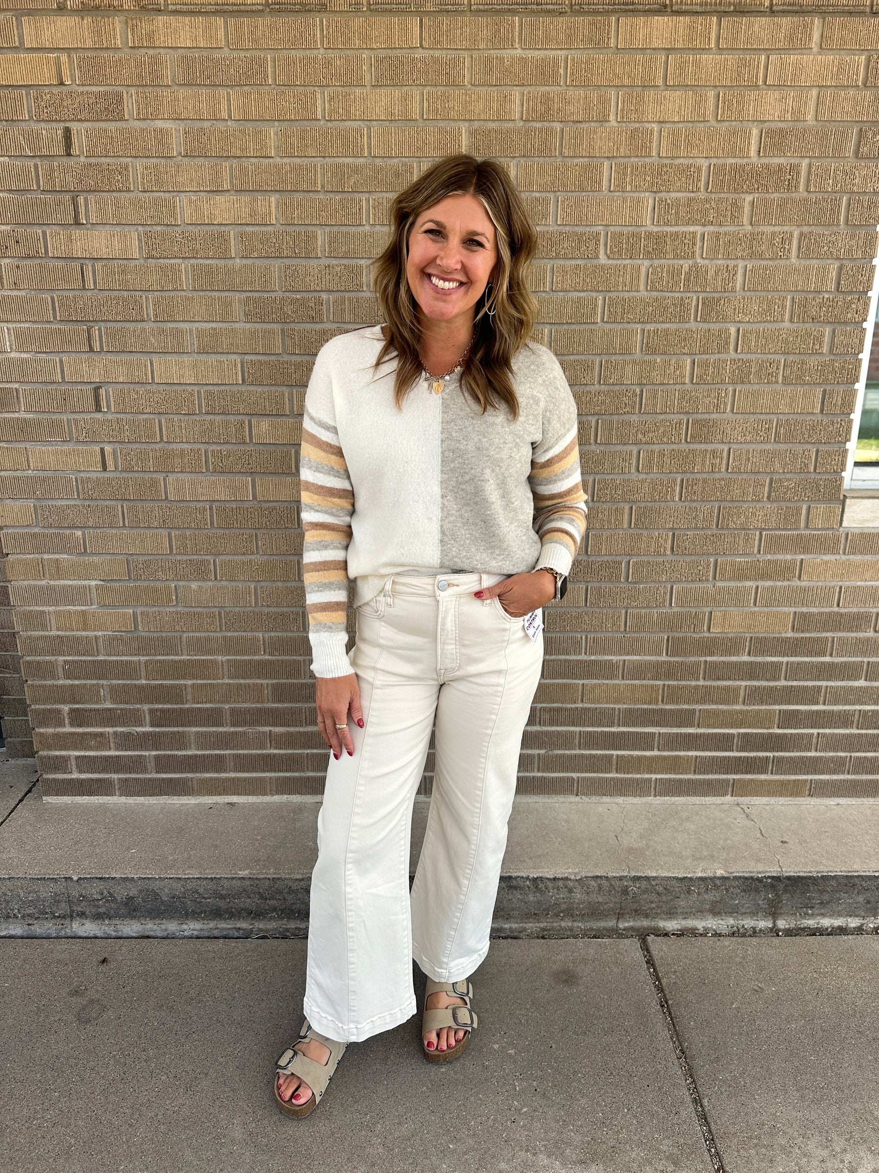Isabella Ivory Jeans