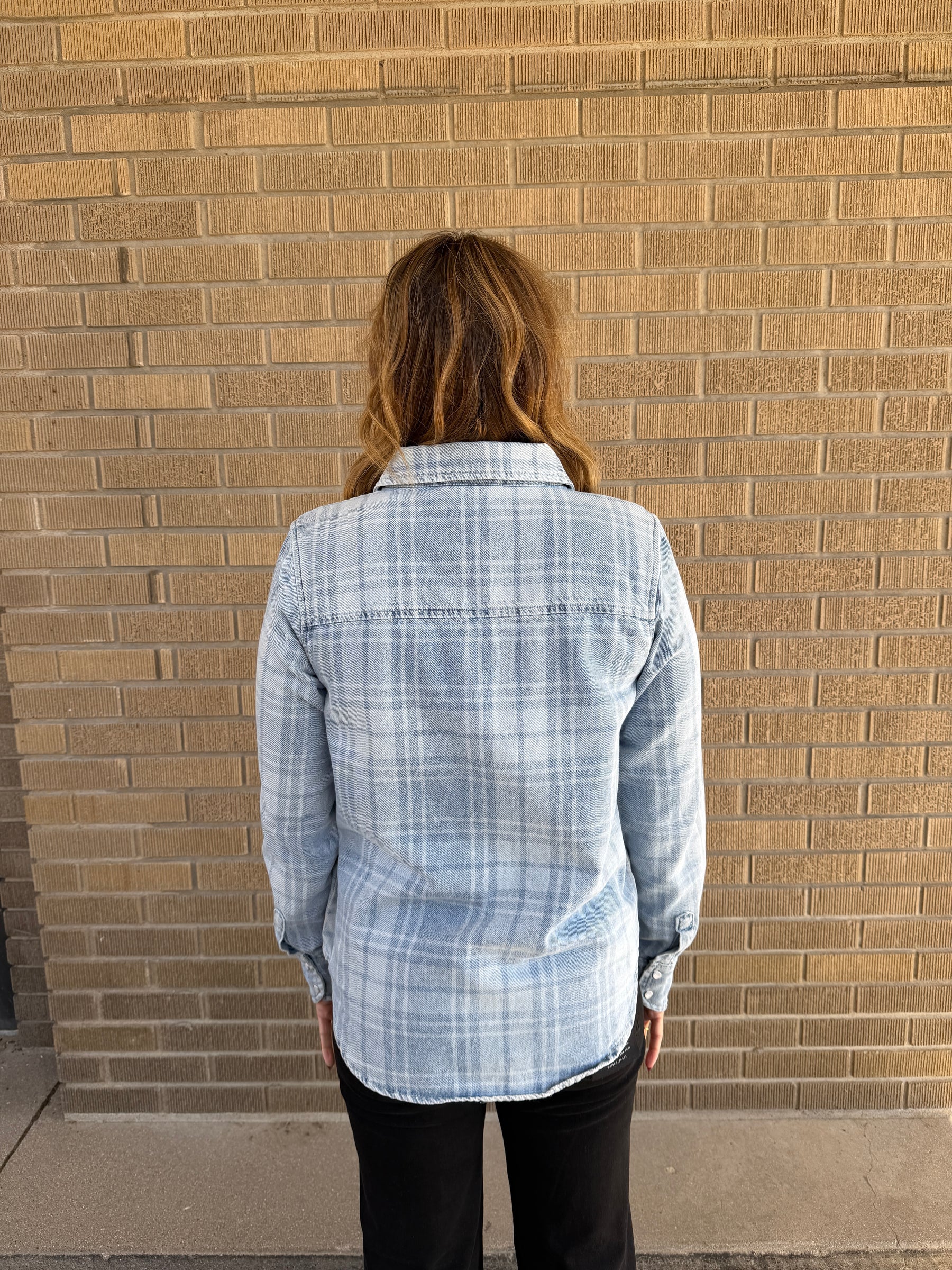 Pippin Jacket - Denim Plaid