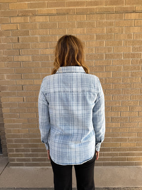 Pippin Jacket - Denim Plaid
