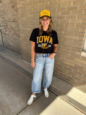 Black Iowa Tee