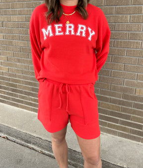 Merry Red Shorts