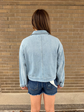 Light Denim Risen Jacket