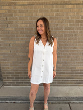White Denim Dress