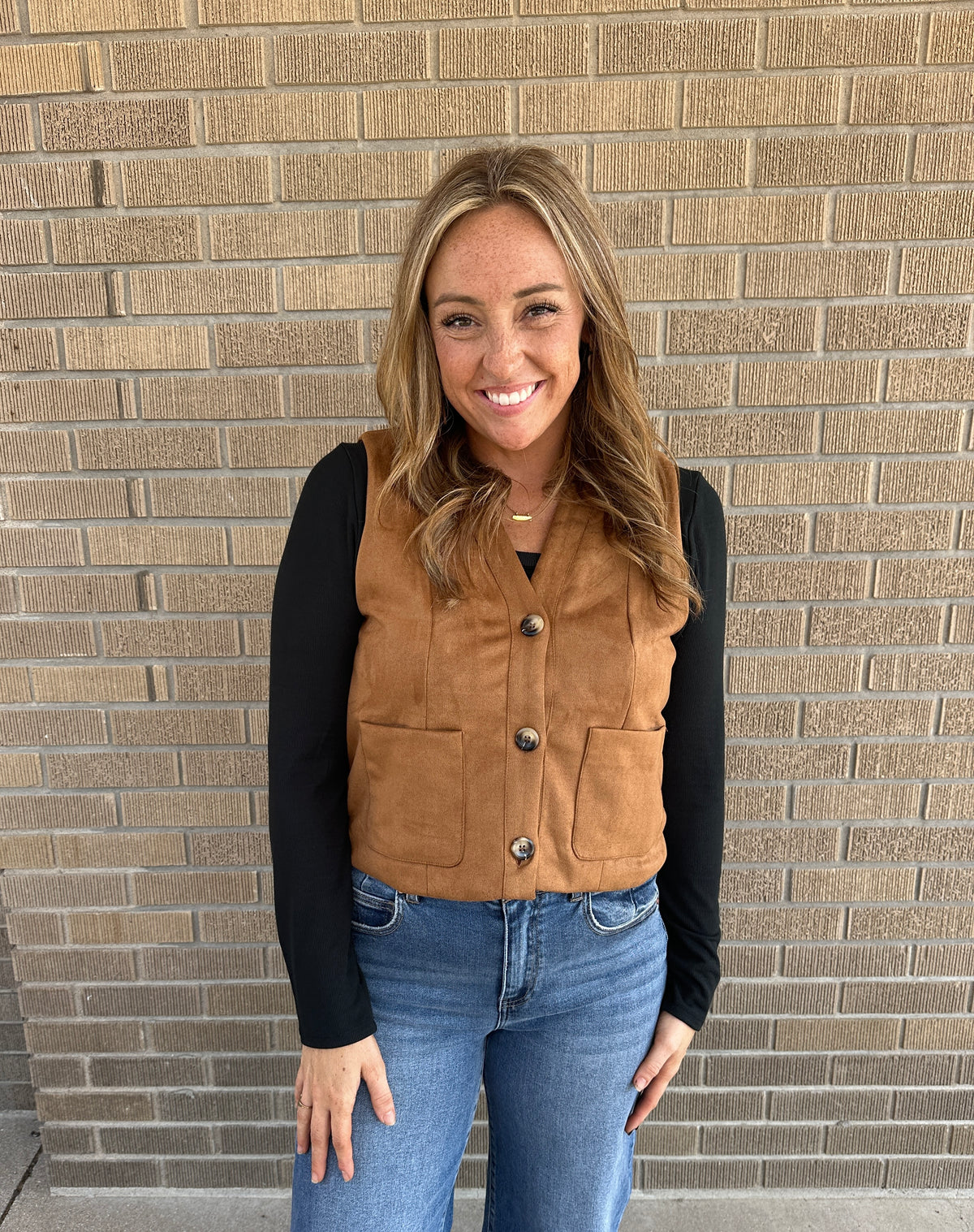 Silky Soft Camel Vest