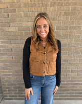 Silky Soft Camel Vest