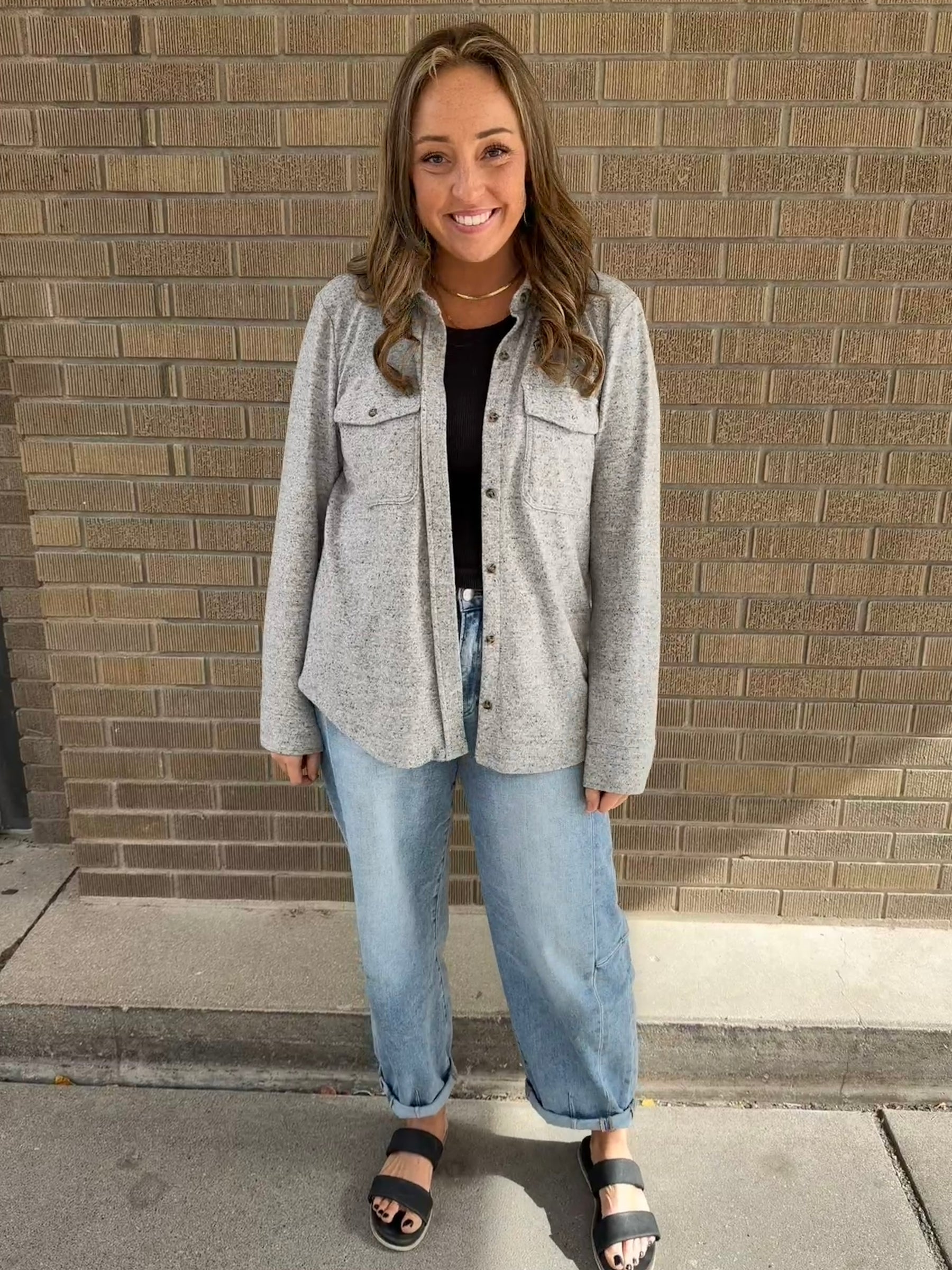 Cassian Top - Heathered