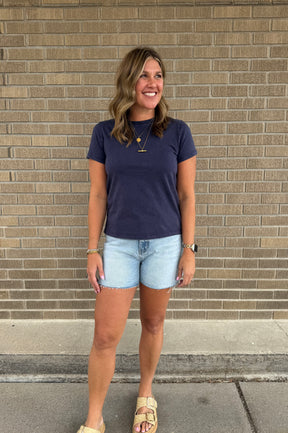 Asher Tee - Navy