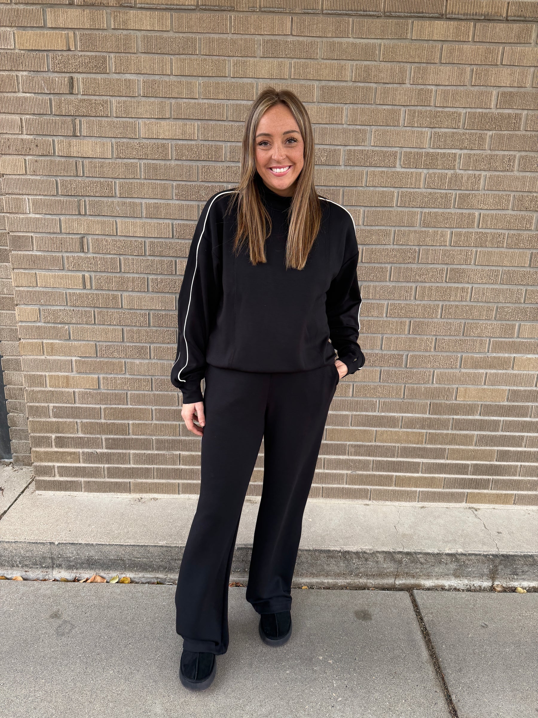 Chill Girl Modal Pants - Black