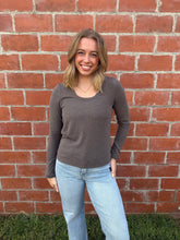 Lauren Long Sleeve - Heather Brown
