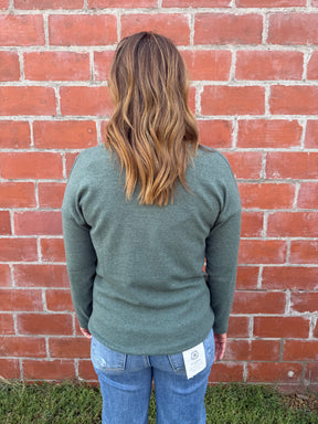 Sage Relaxed V-Neck