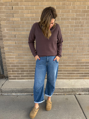 Mocha Textured Top