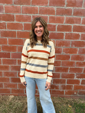 Perfect Multicolor Stripe Sweater
