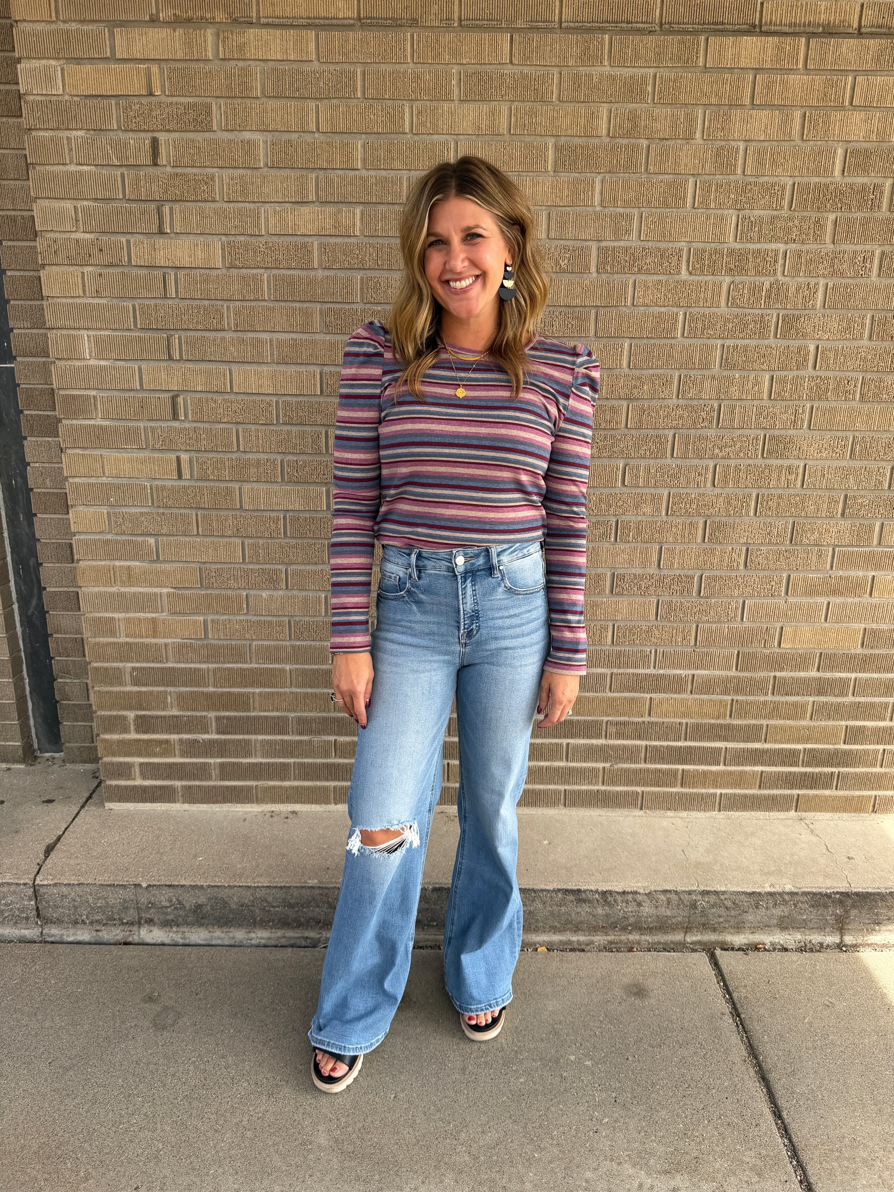 Multicolor Stripe Top