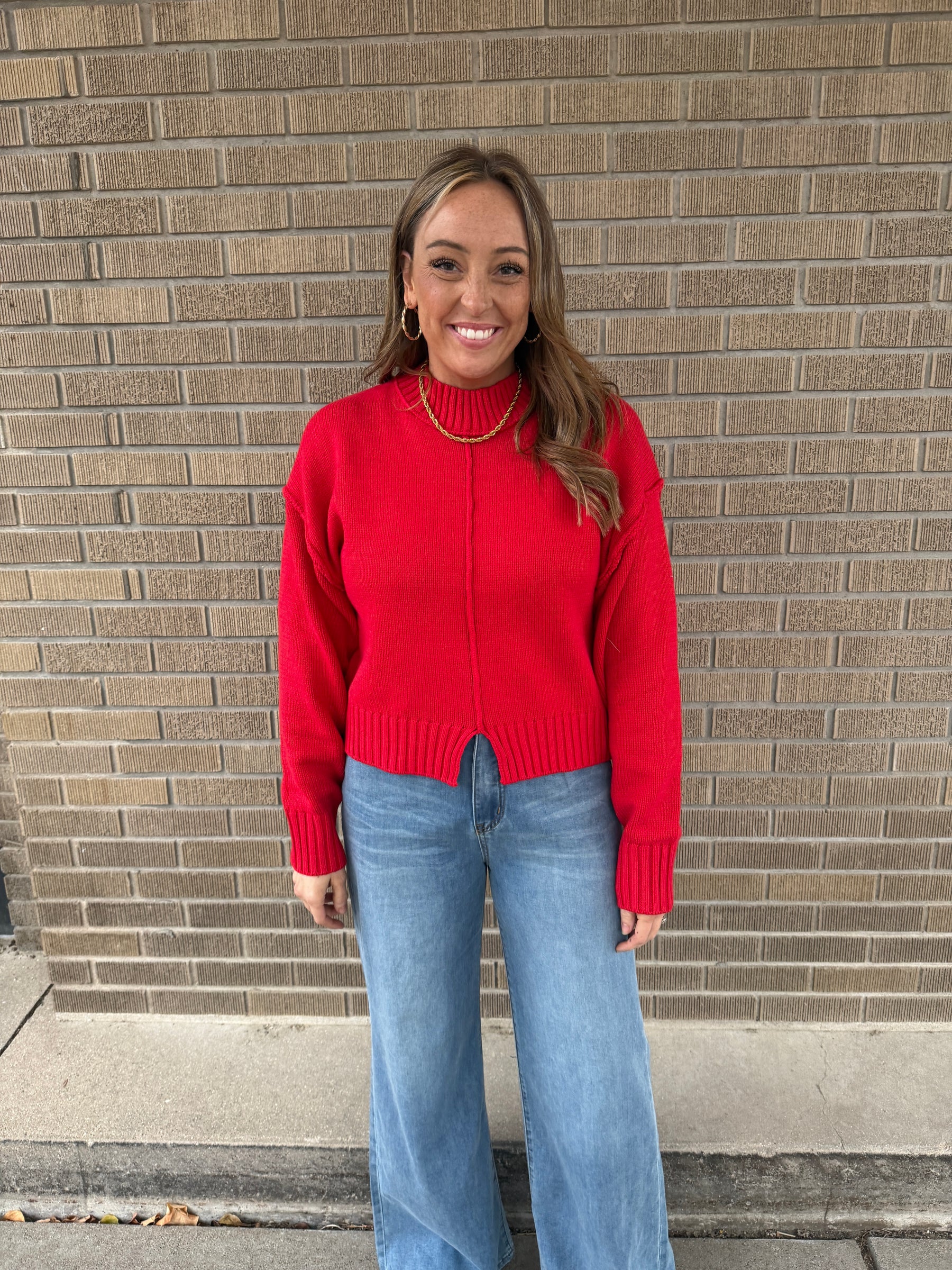 Bold as Love Red Sweater