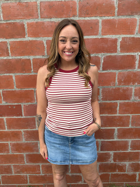 Ellen Tank - Sand Red