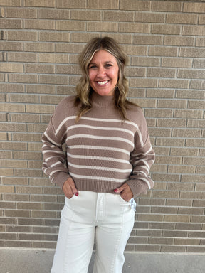 Wanna Latte Stripe Sweater