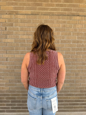 Terracotta Knit Tank