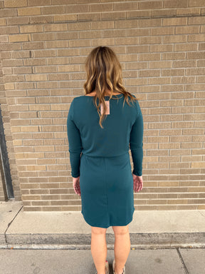 Cute and Casual Teal Dress