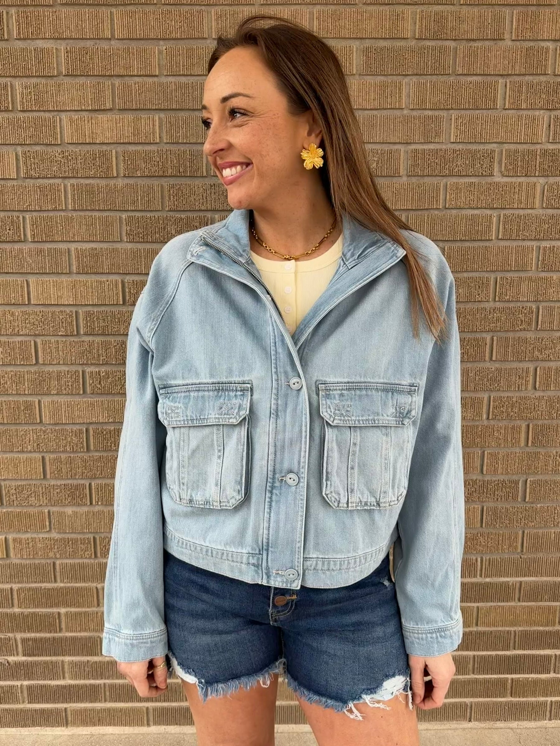 Light Denim Risen Jacket