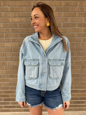 Light Denim Risen Jacket