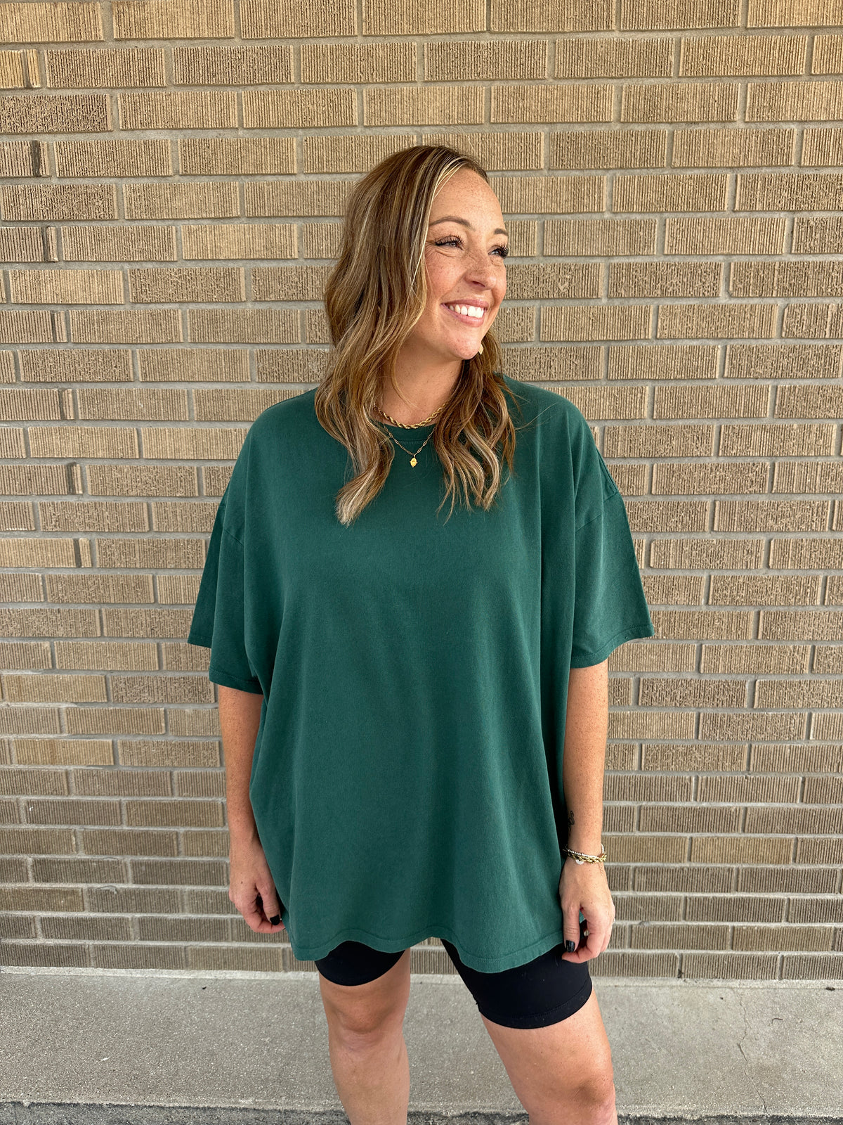 Thee Oversized Tee - Deep Green