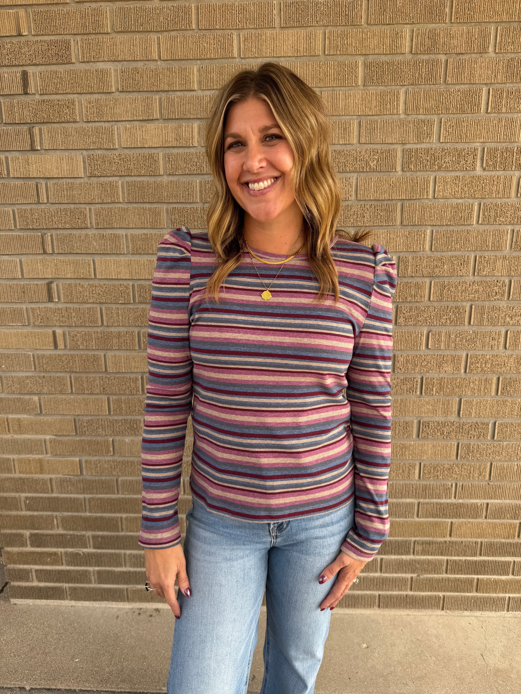 Multicolor Stripe Top