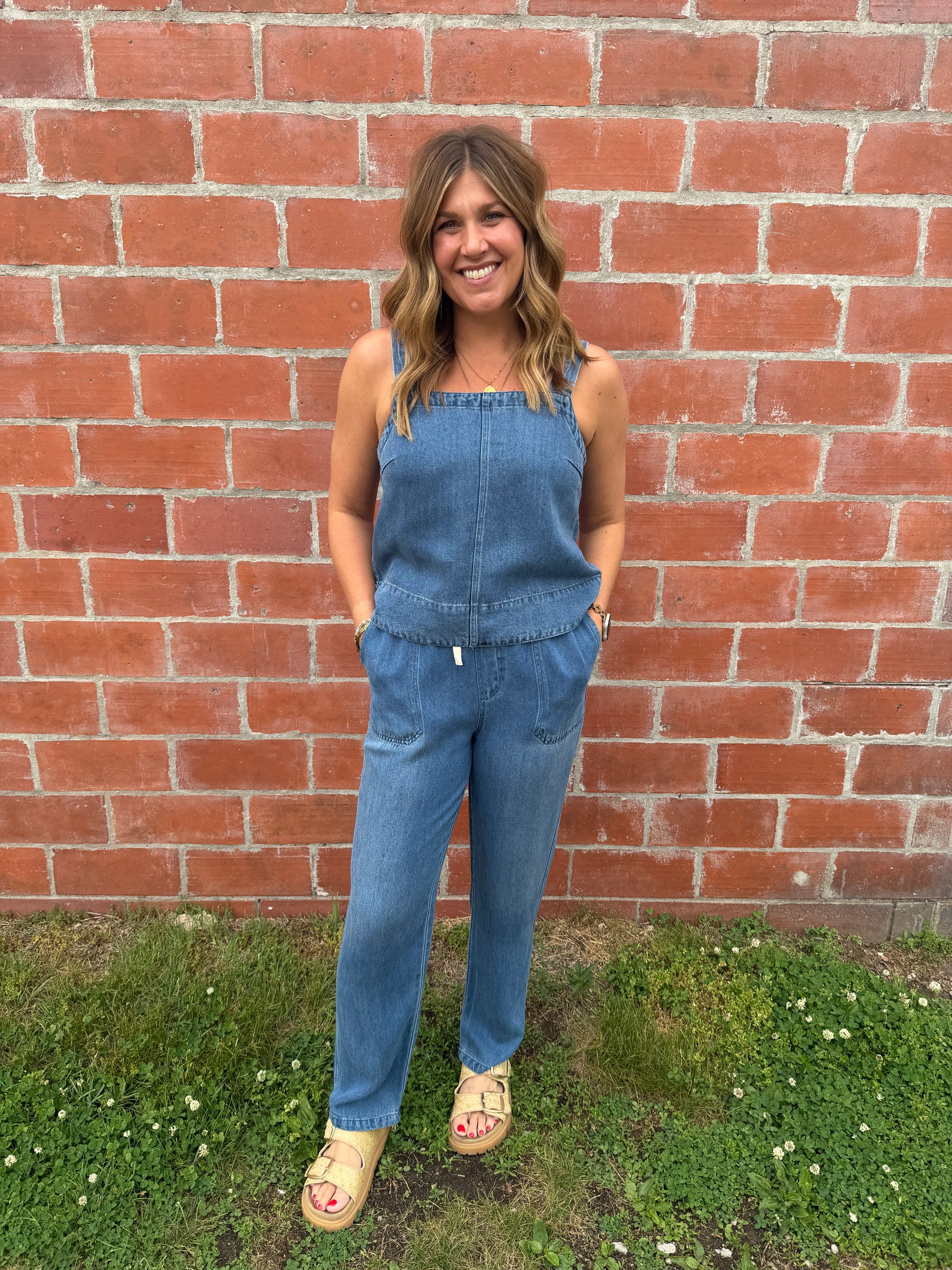 Maelis Denim Tank