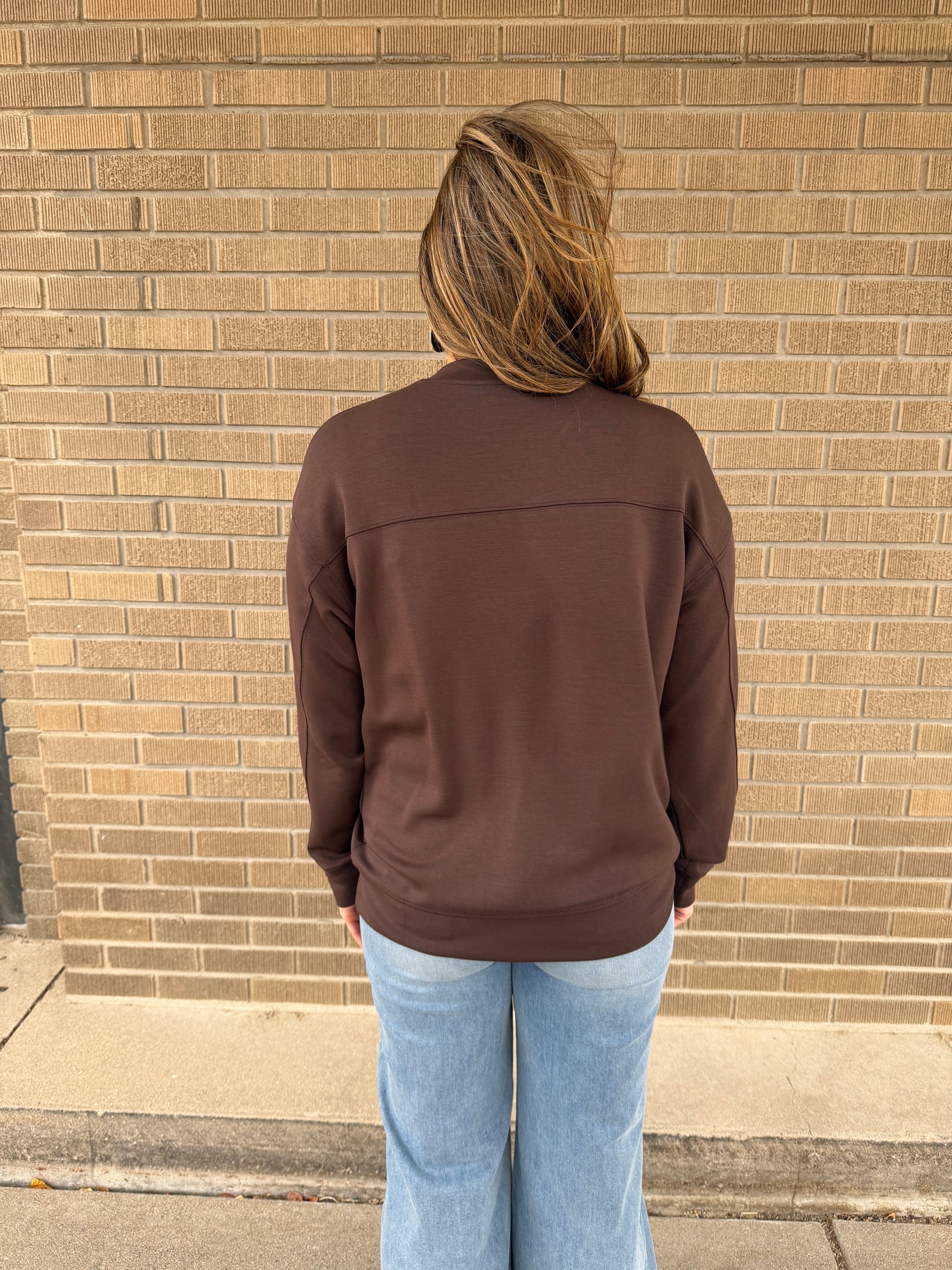 Modal Pullover - Espresso