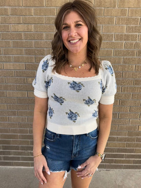 Let's Go Girls Floral Top