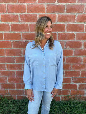 Chambray Button Up