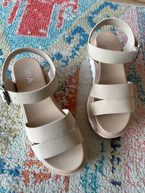 Zoey Sandals - Taupe