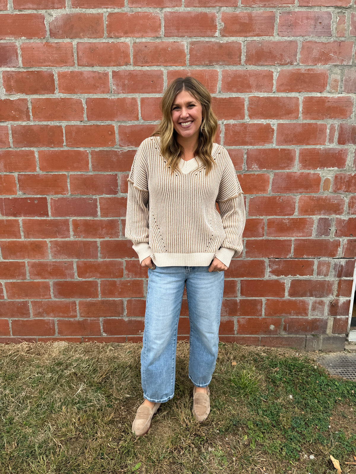 In Your Dreams Cream Sweater