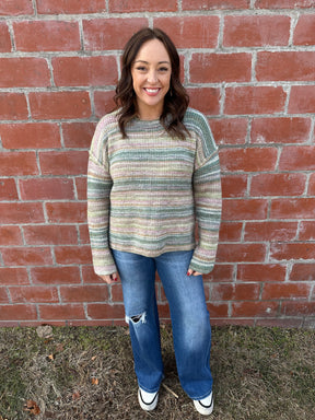 Multicolor Knit Sweater