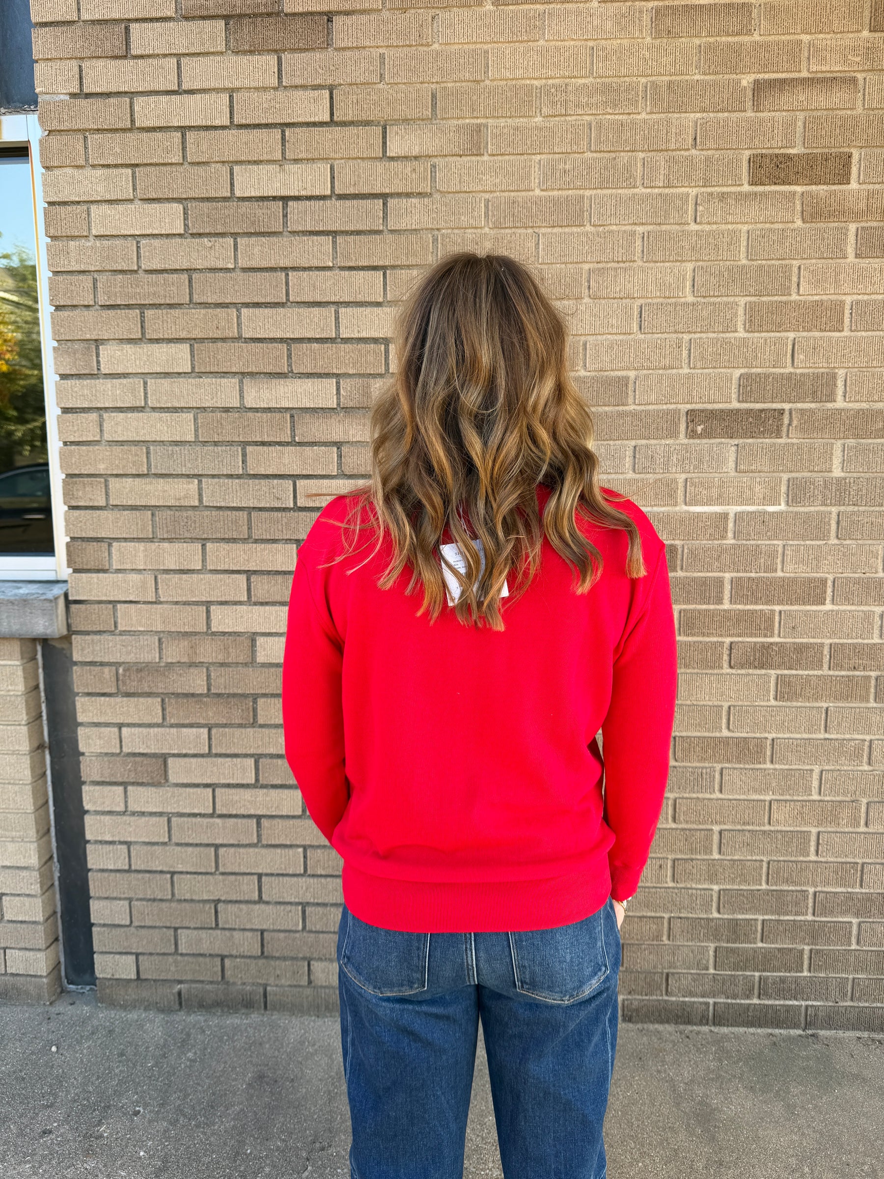 Pearls and Bow Sweatshirt