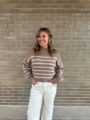 Wanna Latte Stripe Sweater