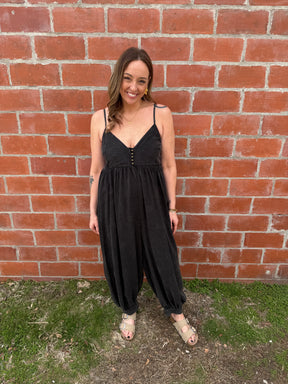 Ash Black Jumpsuit