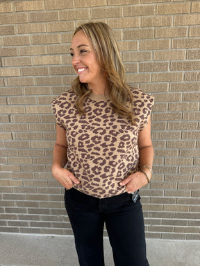 Leopard Sweater Top