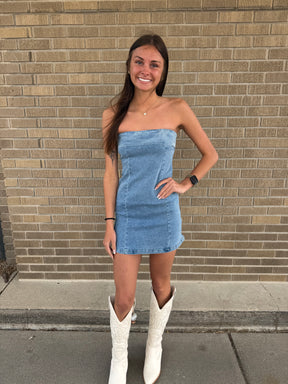 Denim Mini Dress