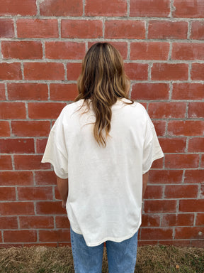 Chill All Day Oversized Tee - Cream