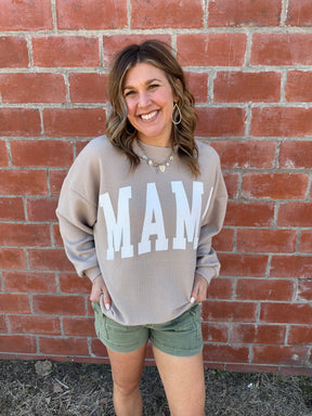 Cloudy Knit Mama Top