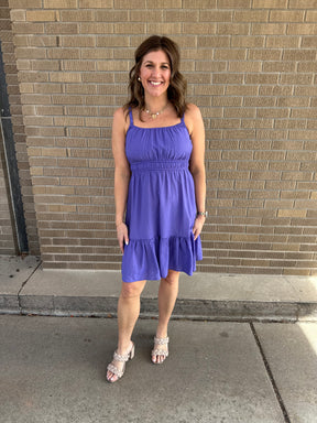 Purple Mini Dress