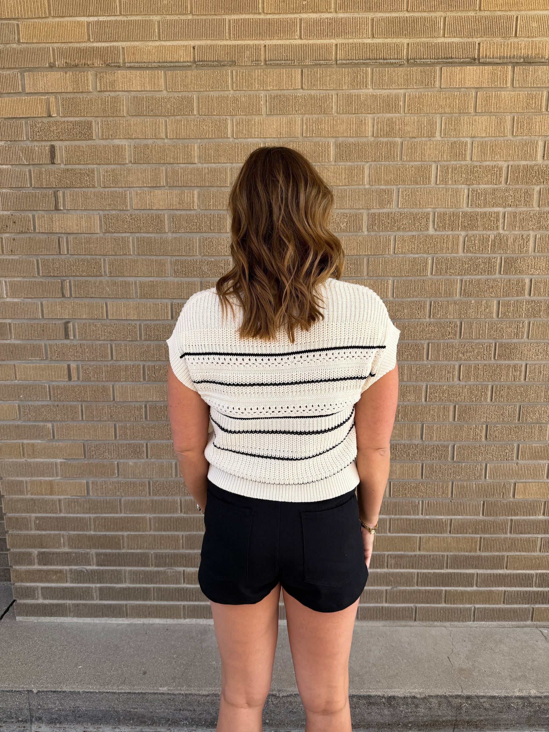 Easy Peasy Cream Sweater Top