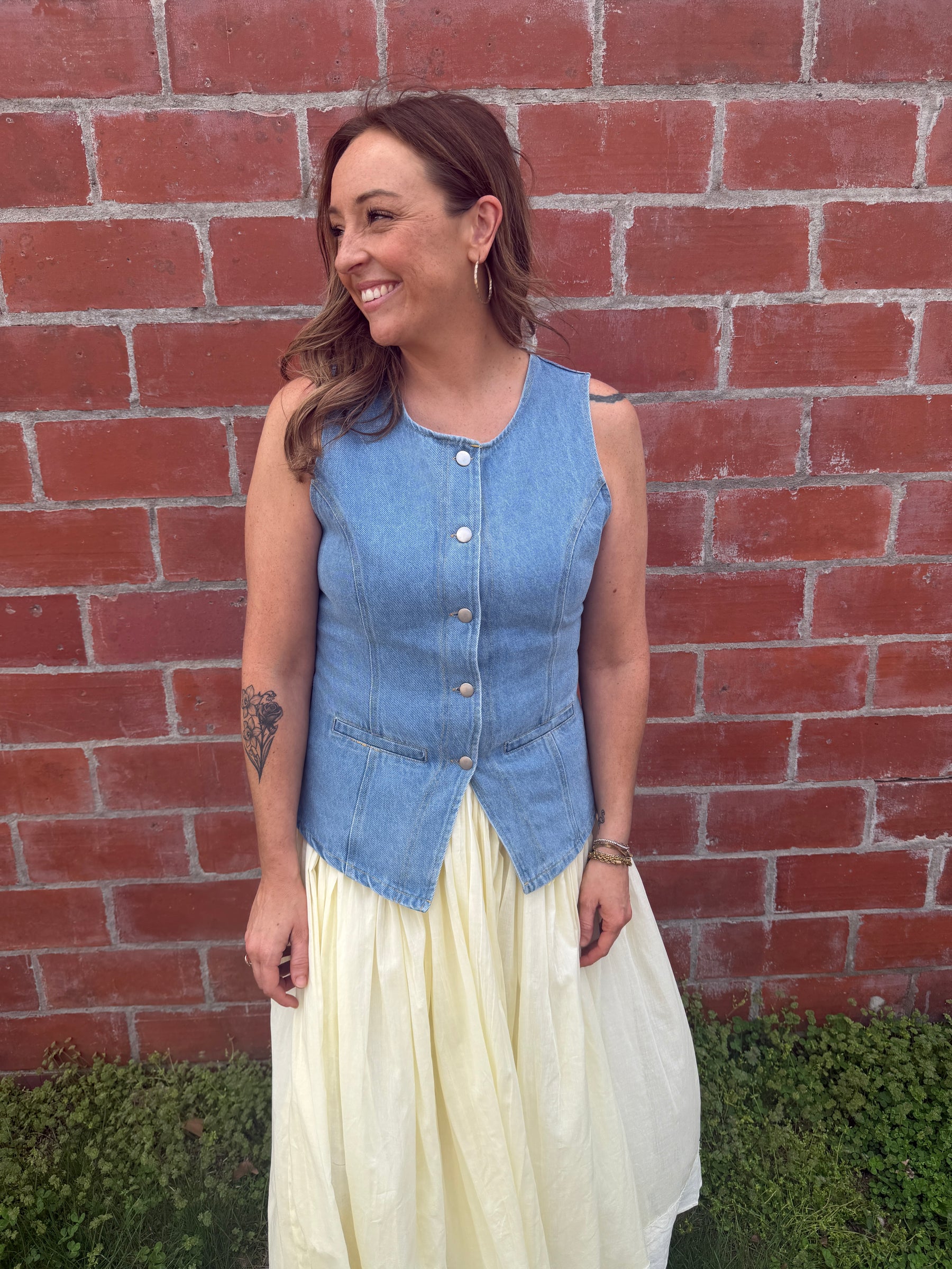 Lovely Lady Denim Vest