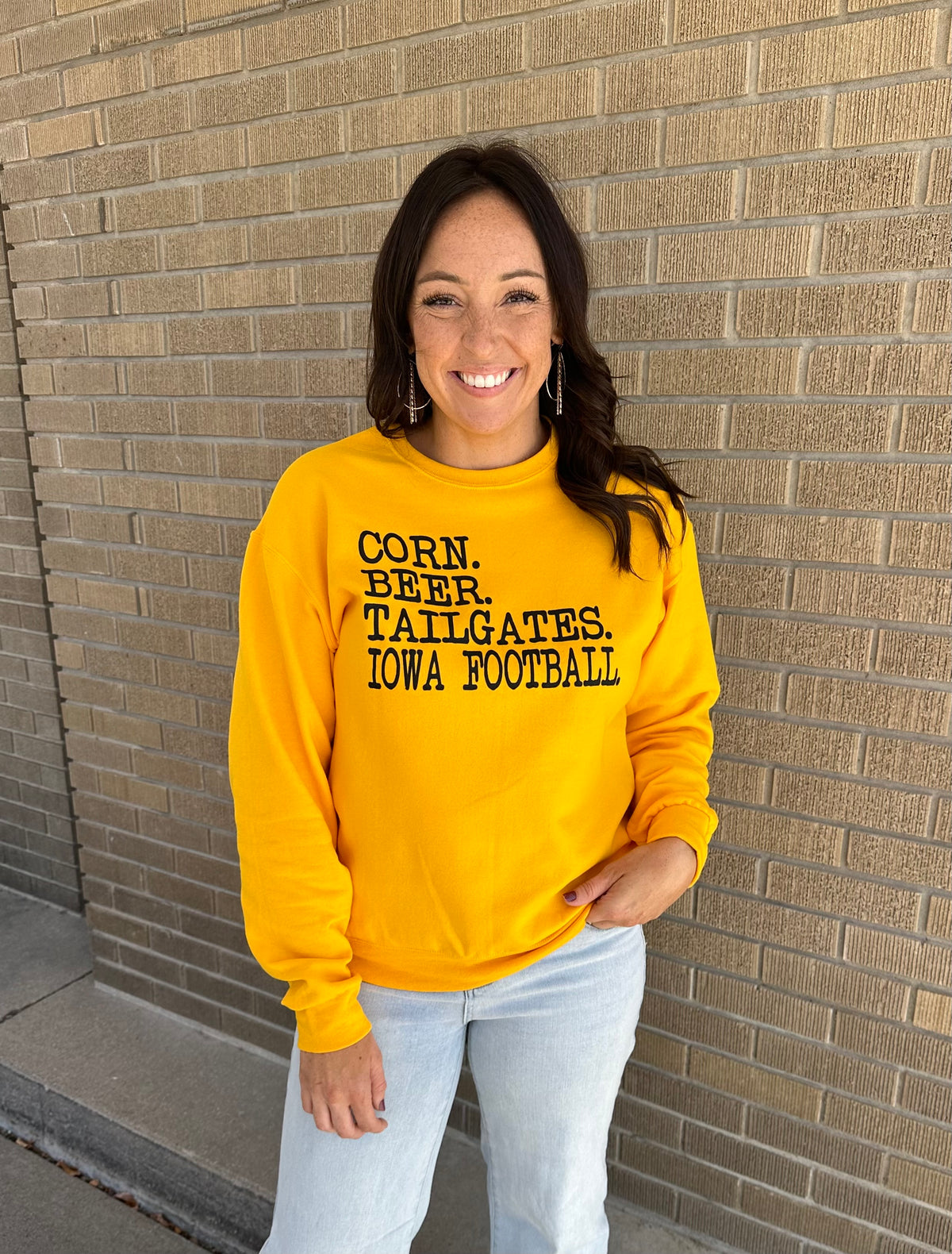 Corn, Beer, Tailgates and Iowa Football Sweatshirt