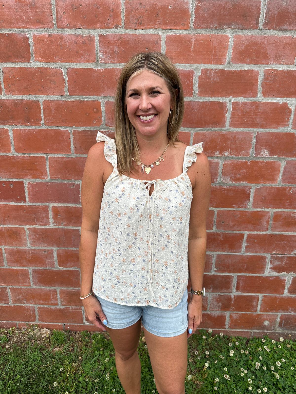 Dainty Floral Tank