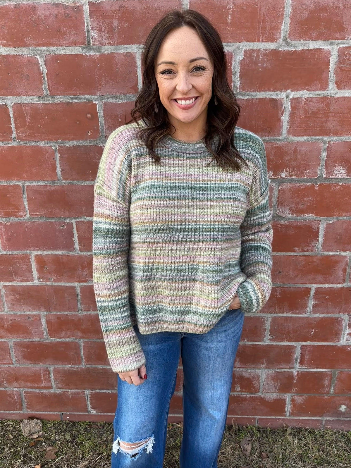 Multicolor Knit Sweater