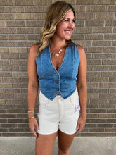 Anything But Basic Denim Vest
