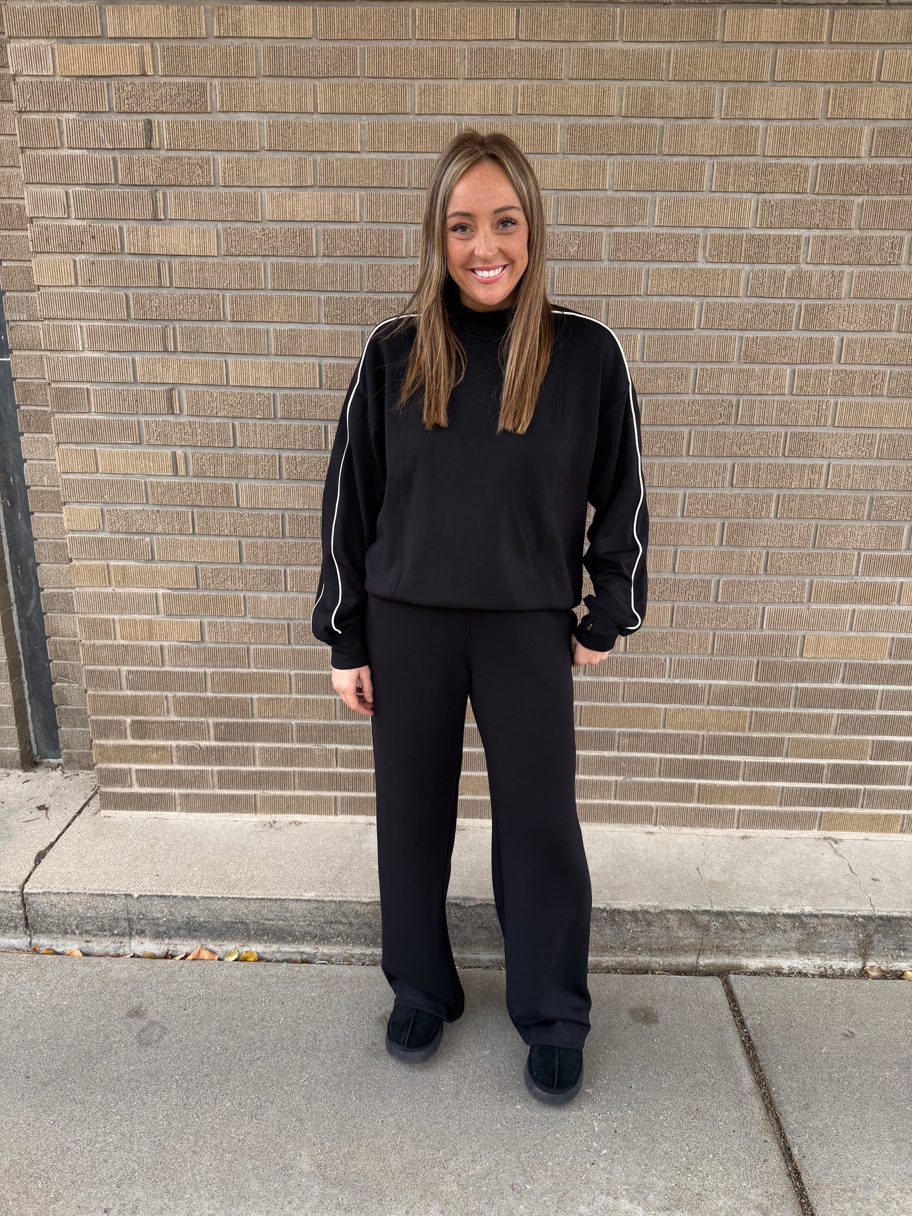 Chill Girl Modal Pants - Black