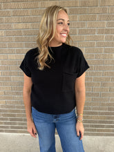 Black Knit Sweater Top